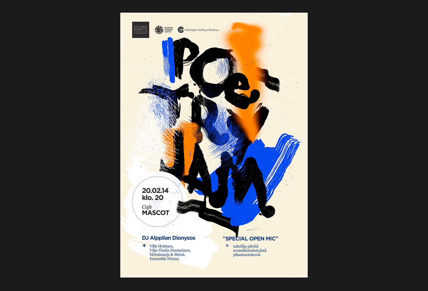 Poetry Jam  Poetry  poster typography  