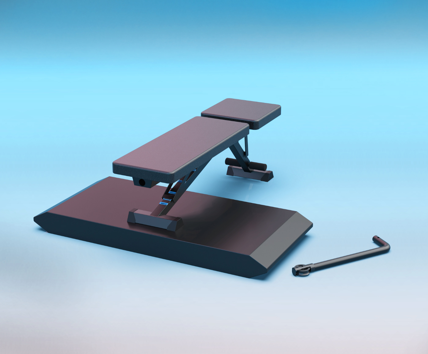 exercise fitness gym industrial design  weight workout