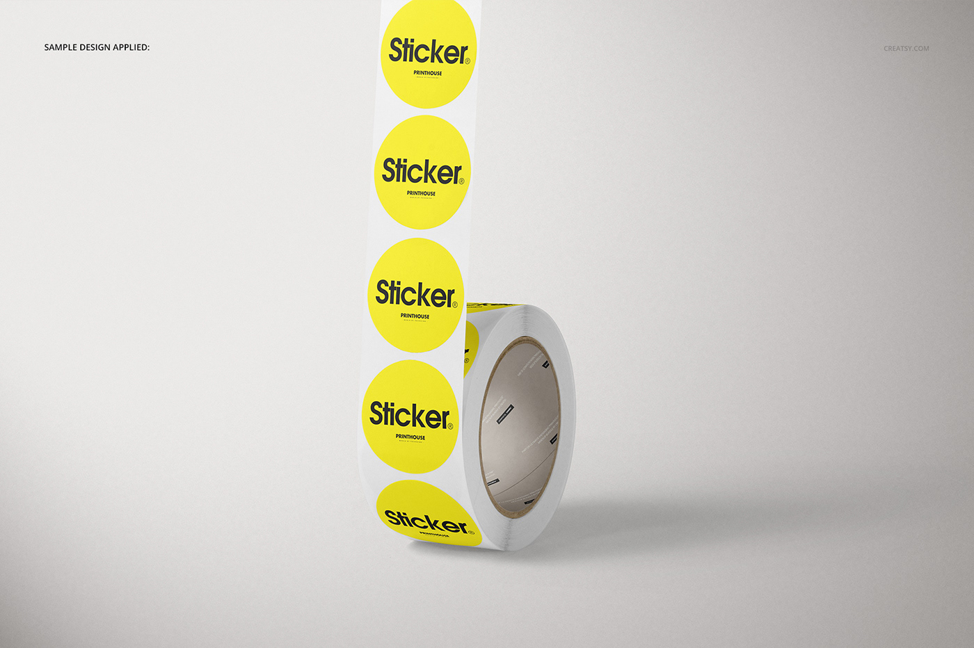 mock-up Mockup mockups template tape stickers Promotional Packaging sticker