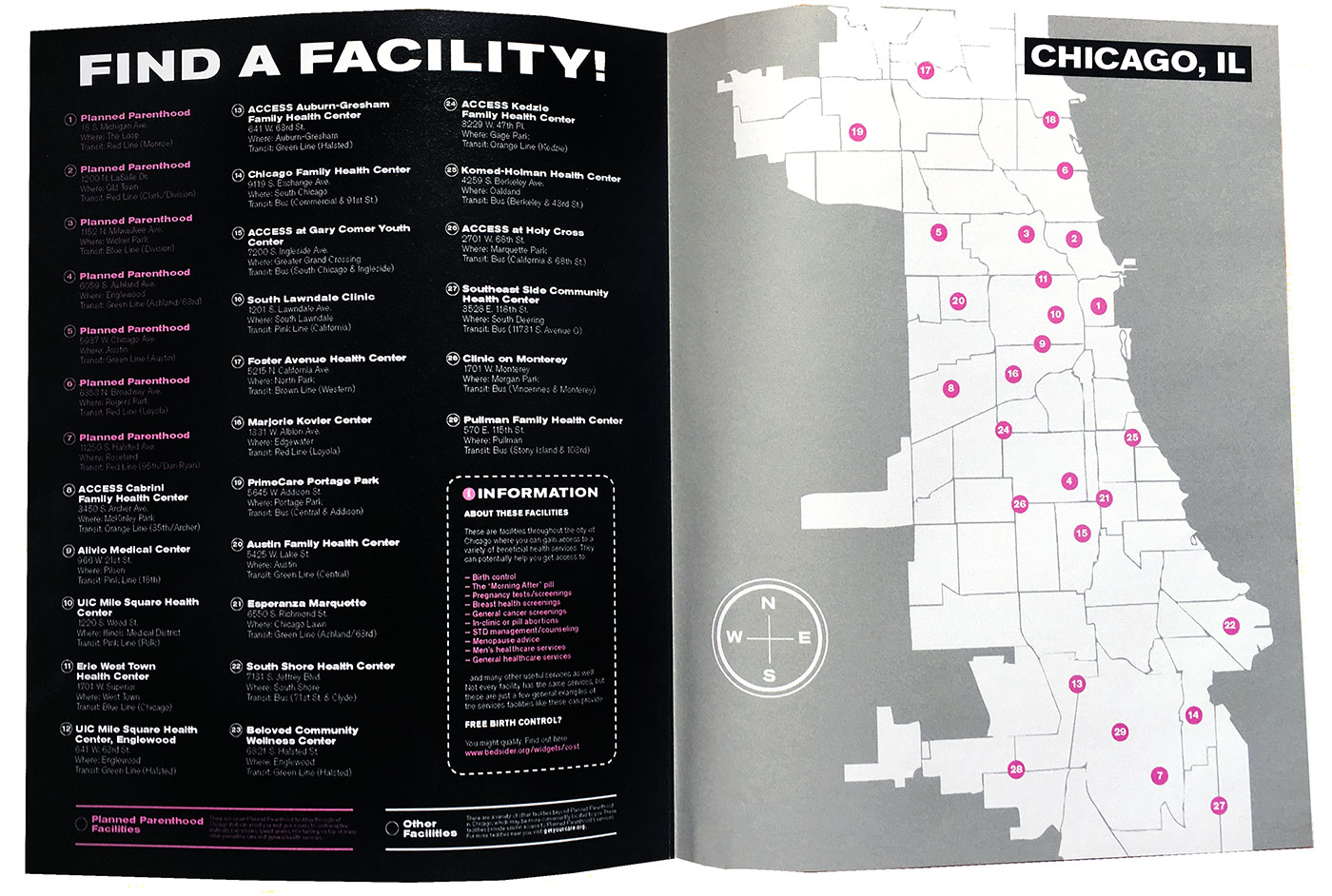 print design  publication map Layout birth control access