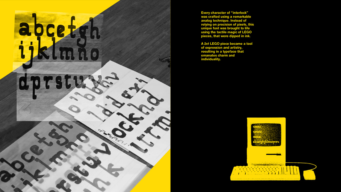 typography   type design font font design 60s yellow art academy