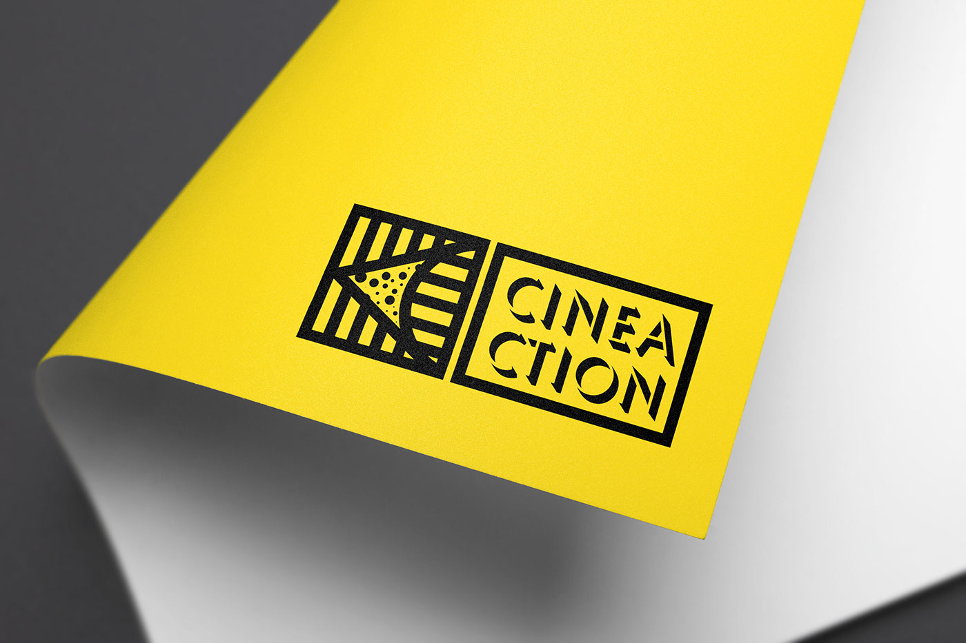 logo Logo Design Cinema action branding  brand identity