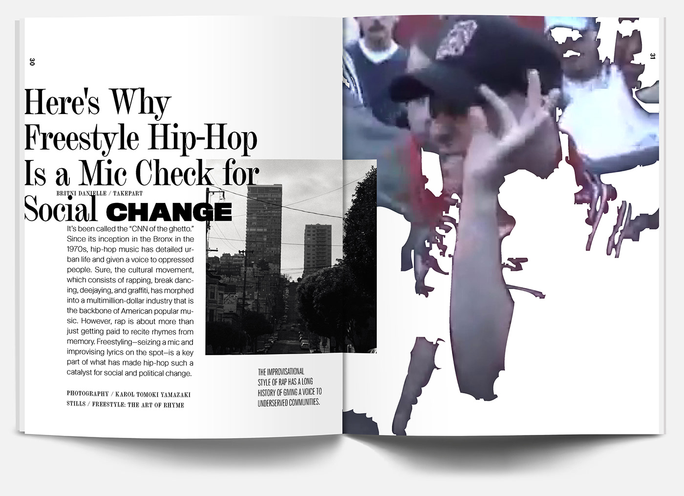 editorial design  voice hip hop music