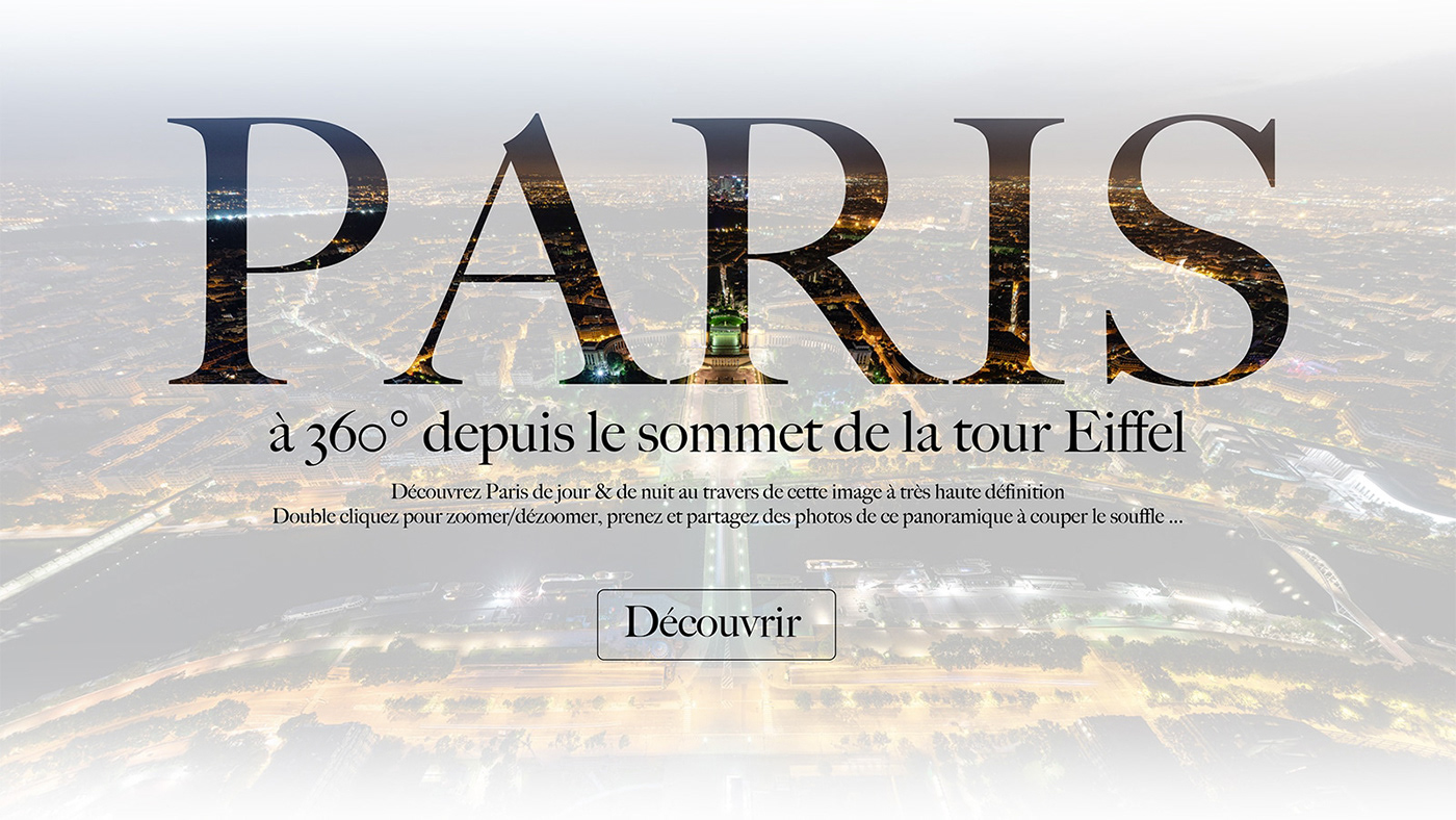eiffel tower gigapixel Paris vr 360