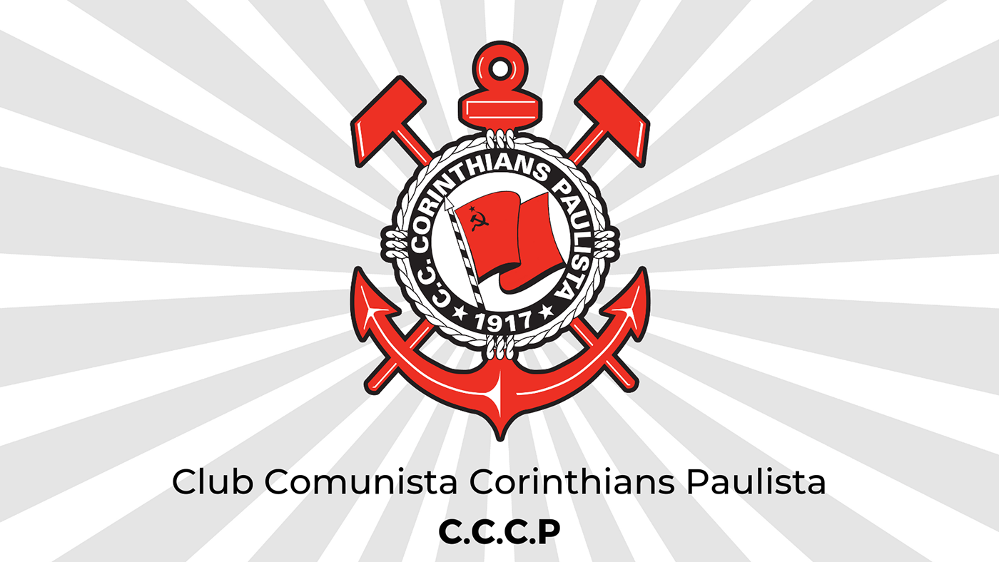 brand identity comunism comunismo corinthians football Logo Design soccer sports Sports Design visual identity