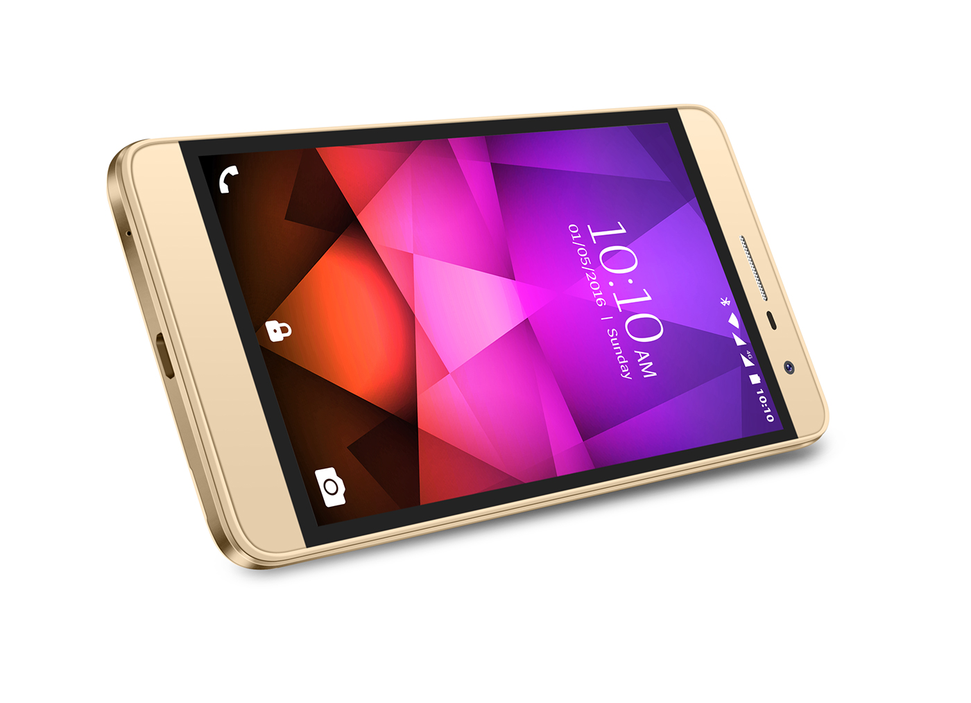 lava smartphone X46 gold blue 5.0"