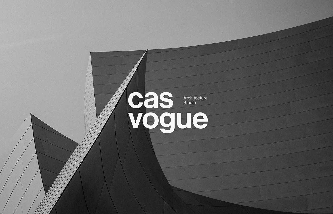 architecture brand identity branding  Cas Vogue editorial identity Logo Design Stationery typography   visual identity