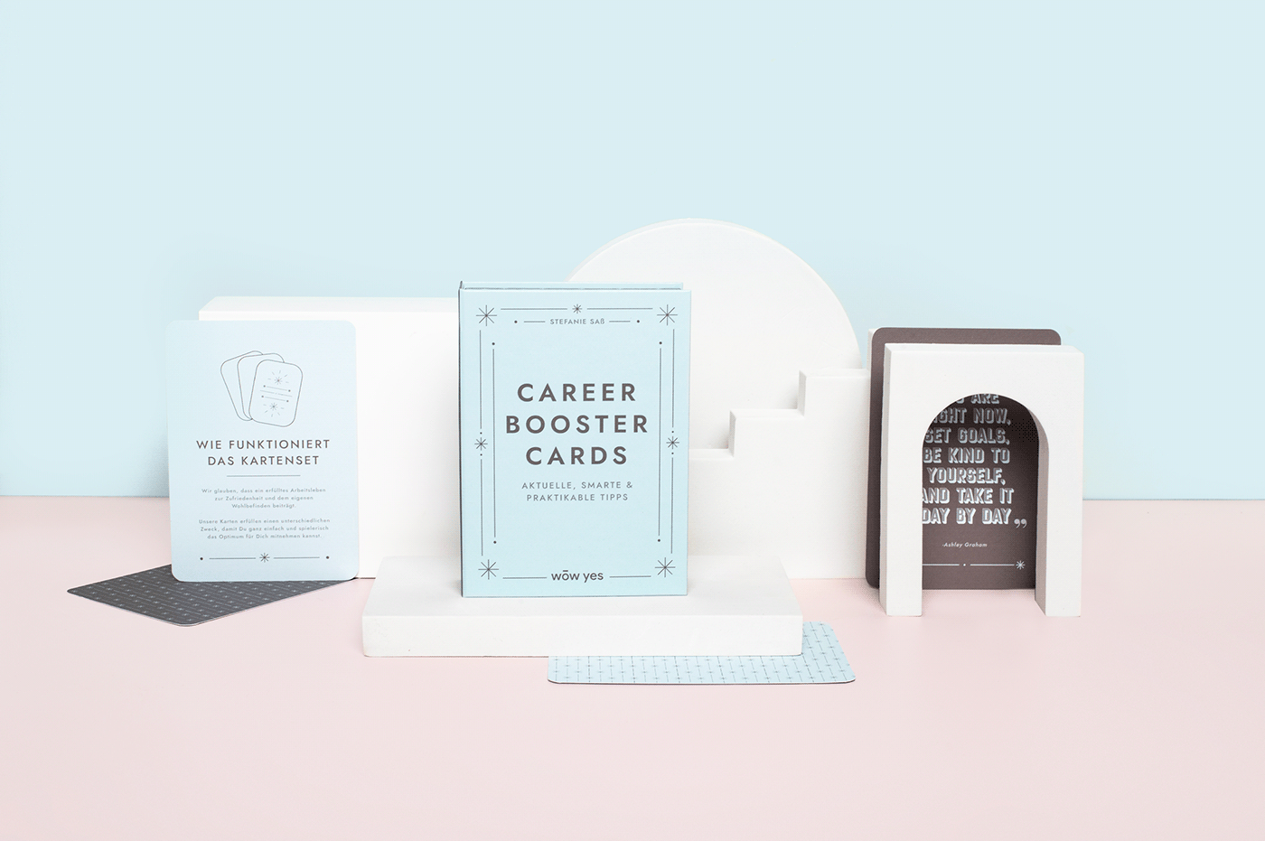 blue box cards Cards design cardset career design minimal minimalist Packaging