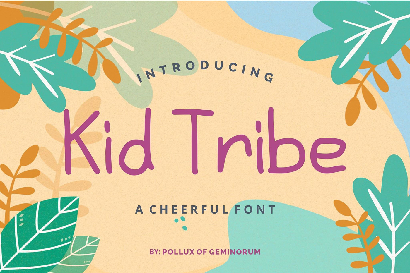 cheerful children funny lettering Playful Typeface typography  