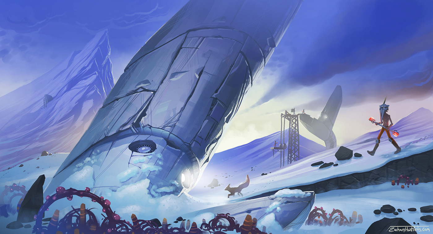 conceptart gameart gamedev landscapedesign environmentconcept fantasy Scifi