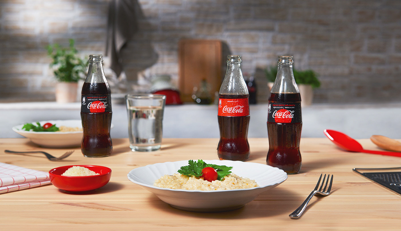 Advertising  art direction  Coca Cola food photography food styling Prop Styling recipe set design  still life photography video
