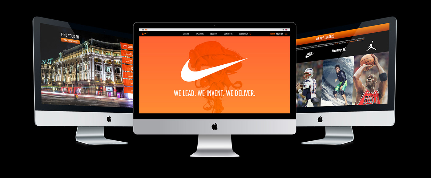 Nike just do it air jordan Web Design  UX design ui design ux UI nike.com sports