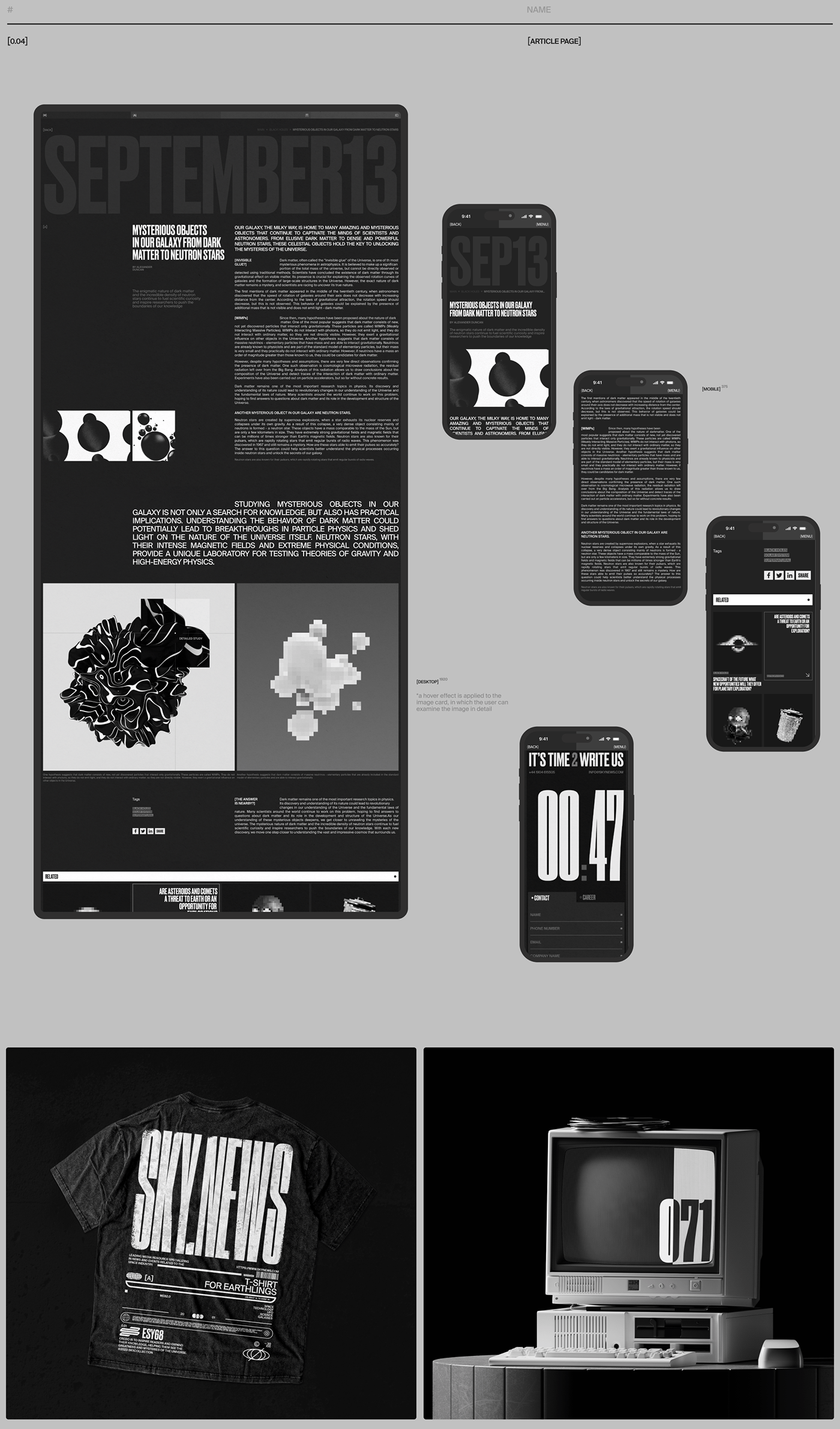 Web Design  UI/UX user interface Figma corporate identity Website monochrome animation  typography  