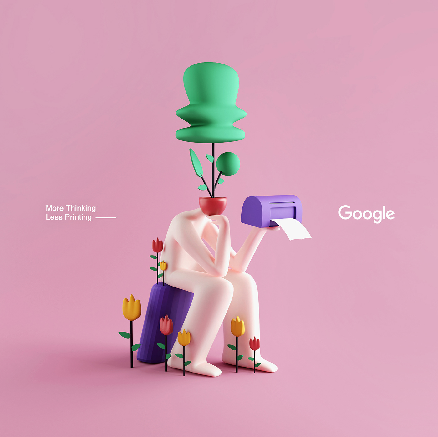 google sticker cinema4d Character design inspiration adobe ILLUSTRATION  creative octane