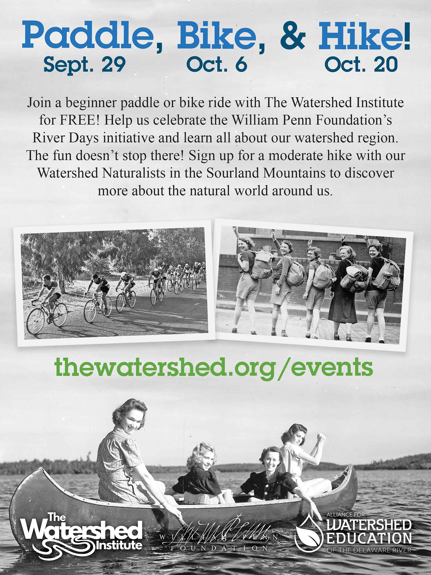 flyer nonprofit Event watershed