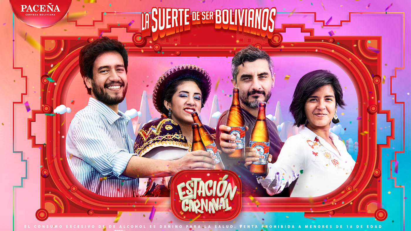 ads Carnaval color cultura paceña Suerte tradición