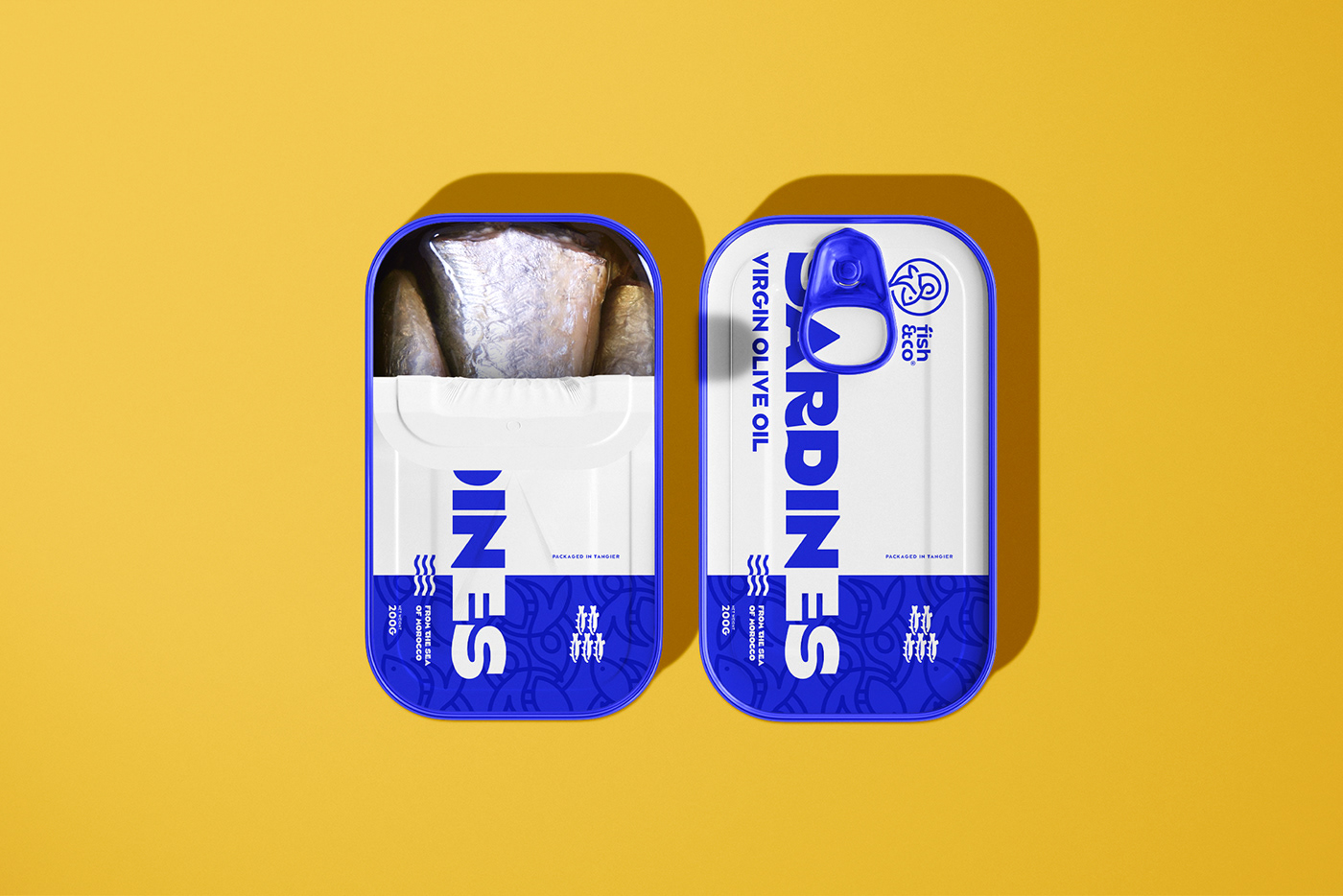 art direction  branding  fish logo Packaging seafood