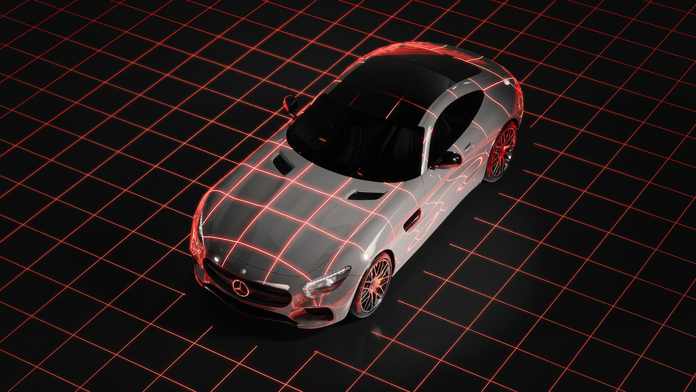 mercedes mercedes-benz AMG AMG GT Mercedes AMG GT car visualization product visualization keyshot CGI car cgi