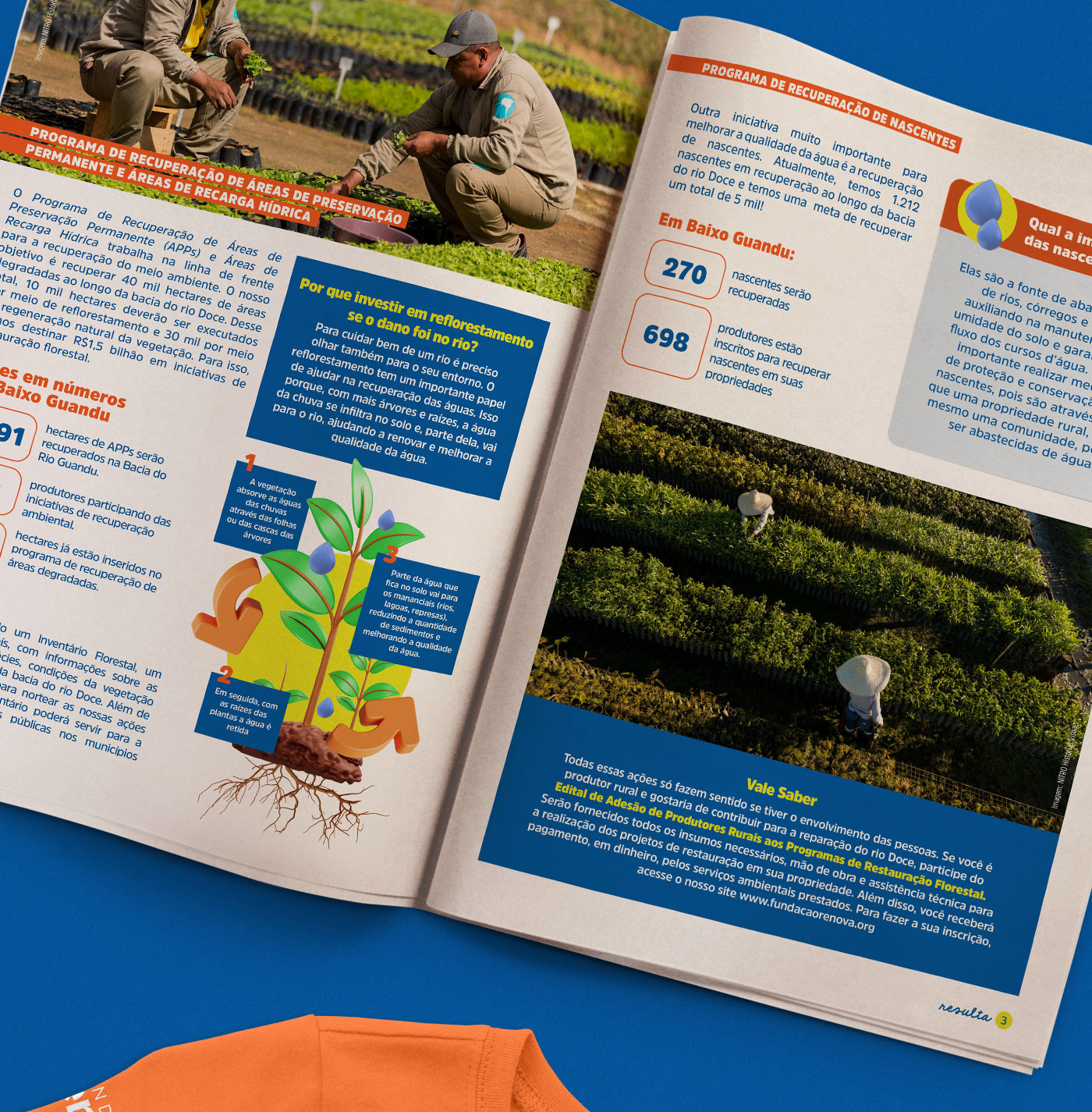 brochure Education flyer foundation magazine newsletter print river visual design visual identity