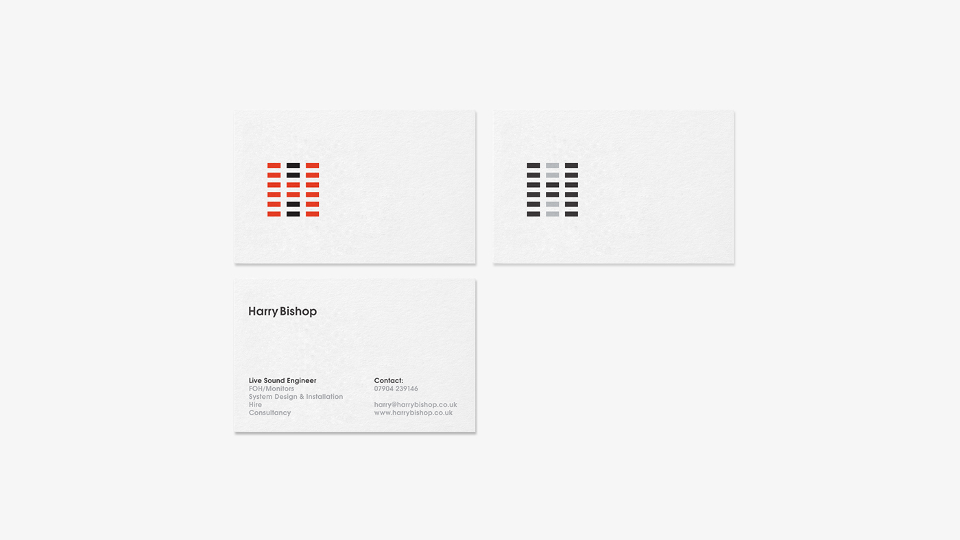 Business Cards logo identity Website Audio