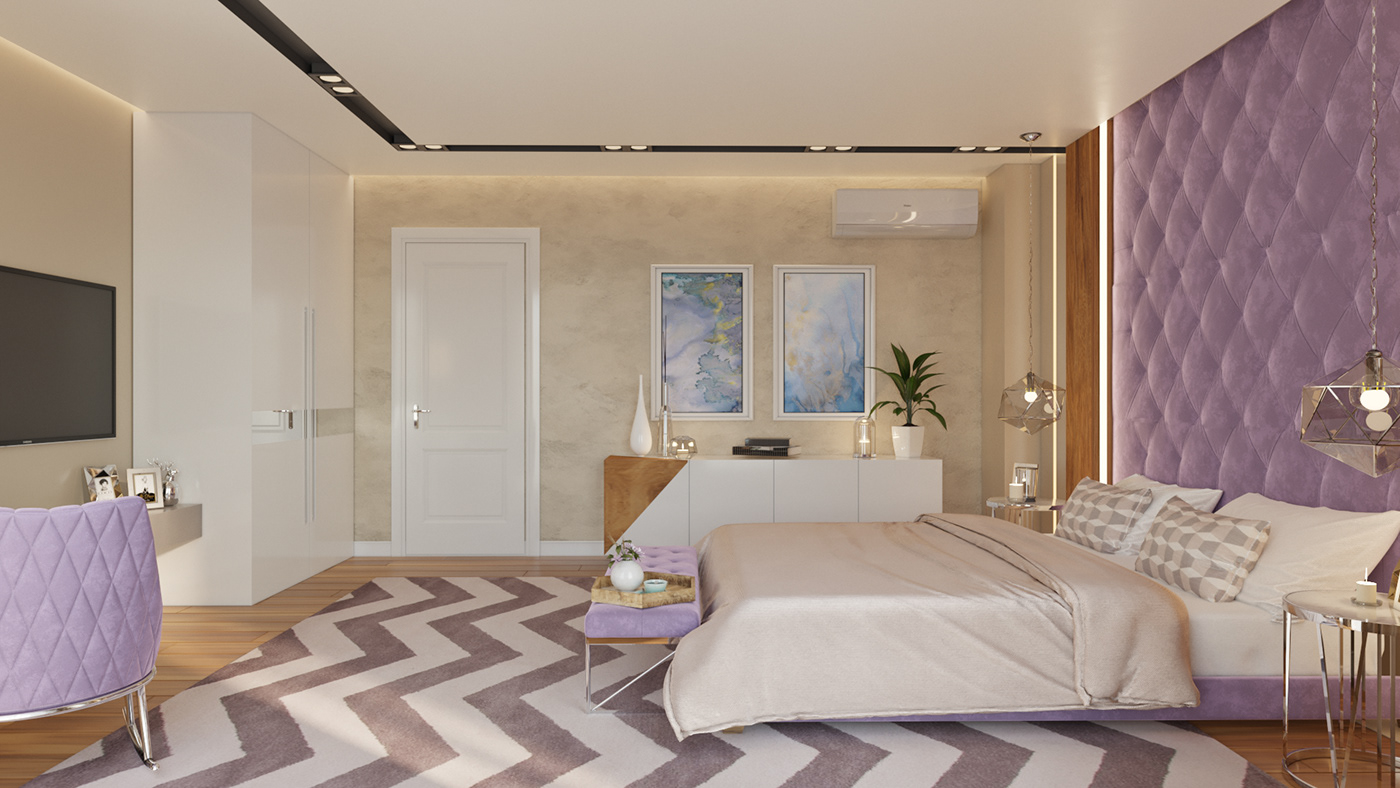 3d max дизайн дизайн интерьера интерьер современная спальня современный интерьер