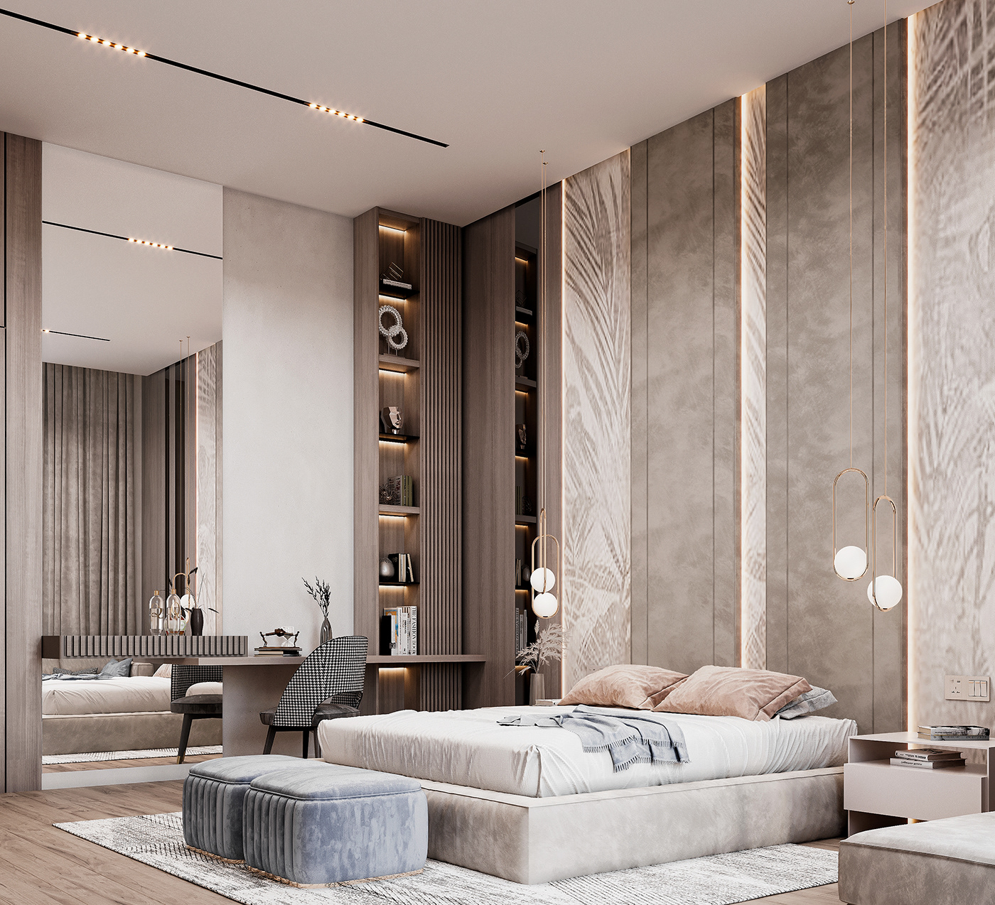 architecture bedroom design guest Interior luxury MAJLIS modern Villa