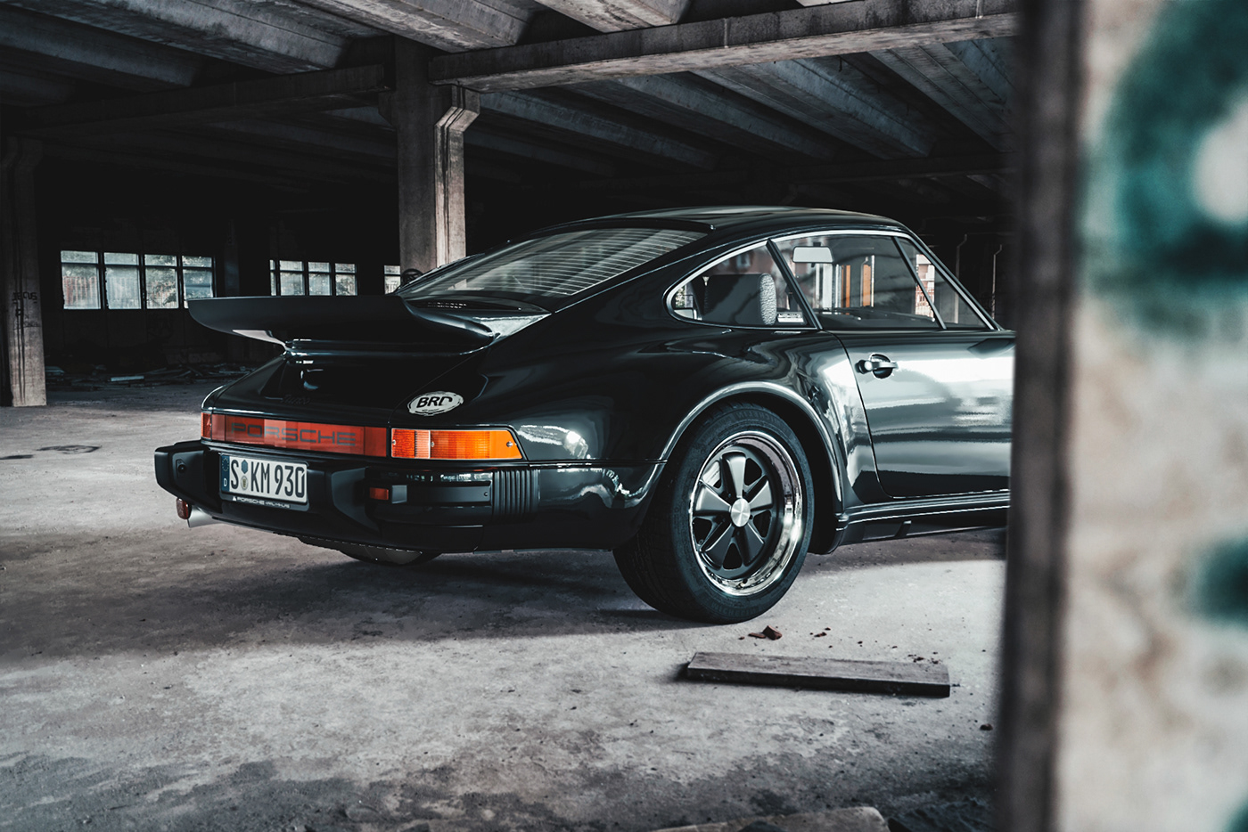 abandoned backplate building CGI creepy dark HDRI Porsche Porsche 911 porsche 930