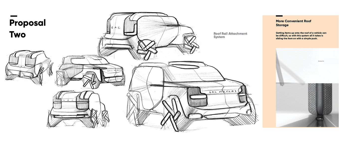 gac car design suv micro concept industrial sketch orange CCS