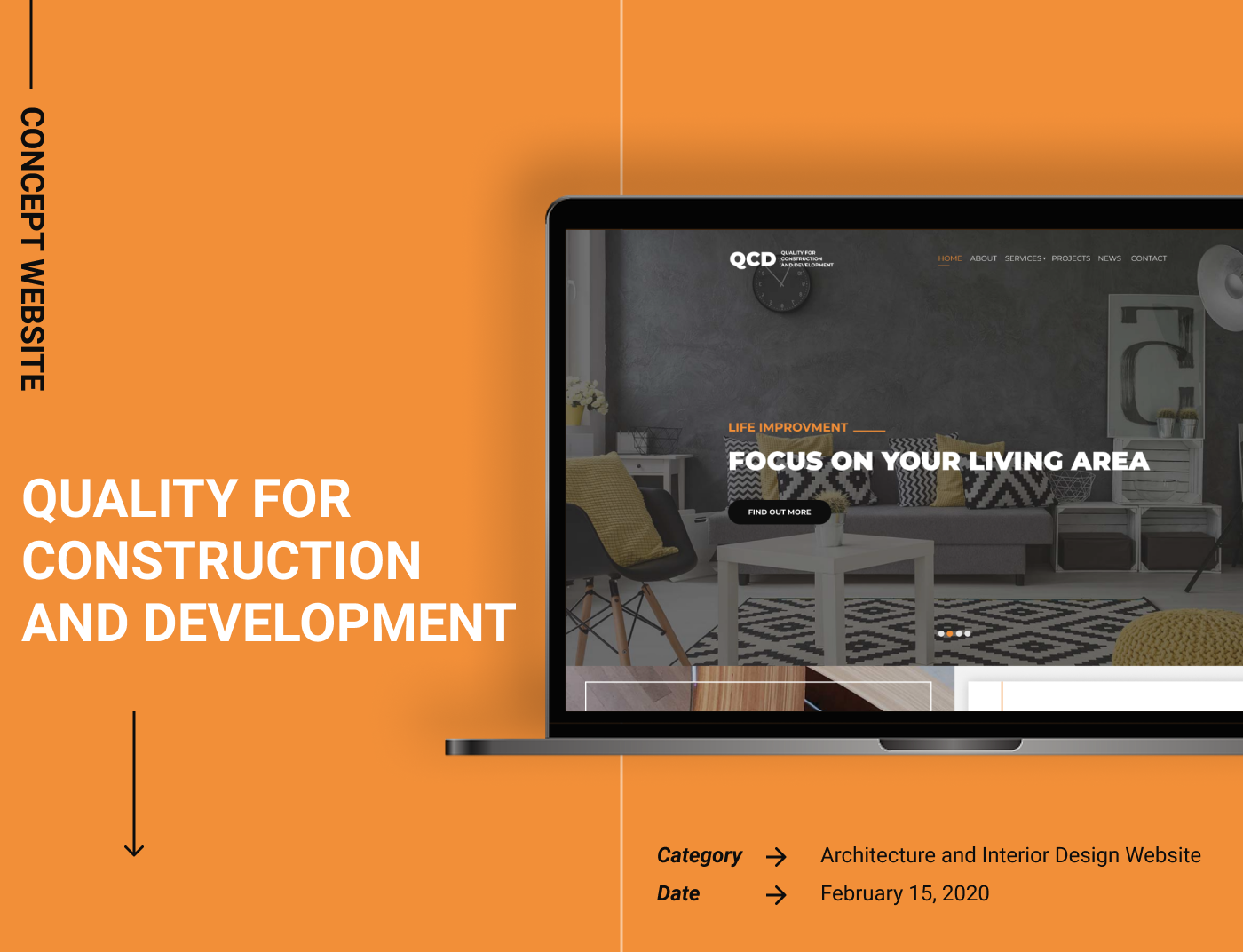 architecture interior design  mzmdesigner ui design UX design Web Design  Website wordpress theme