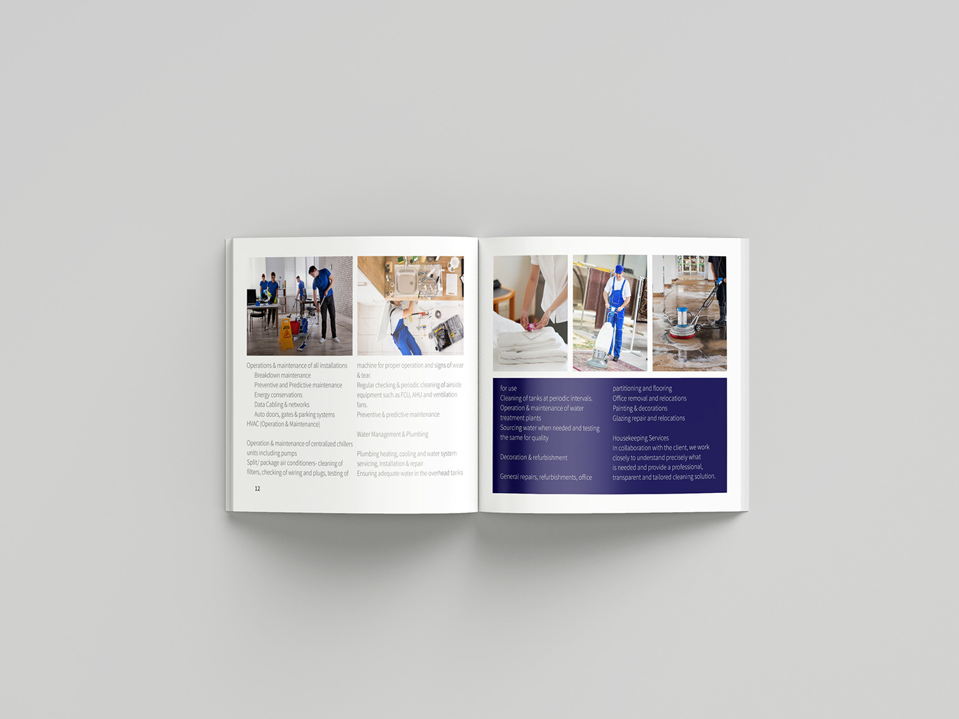 Amir Ahmed brochure Catalogue Laborers maintenance Mockup profile riyadh Saudi Arabia worker