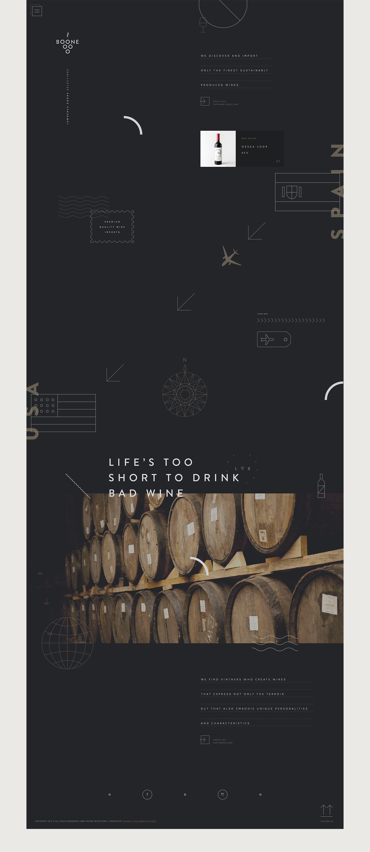 Lawrence Boone wine Import dark motion grape Cellar vector svg Responsive icons Food  Montreal interactive alcohol