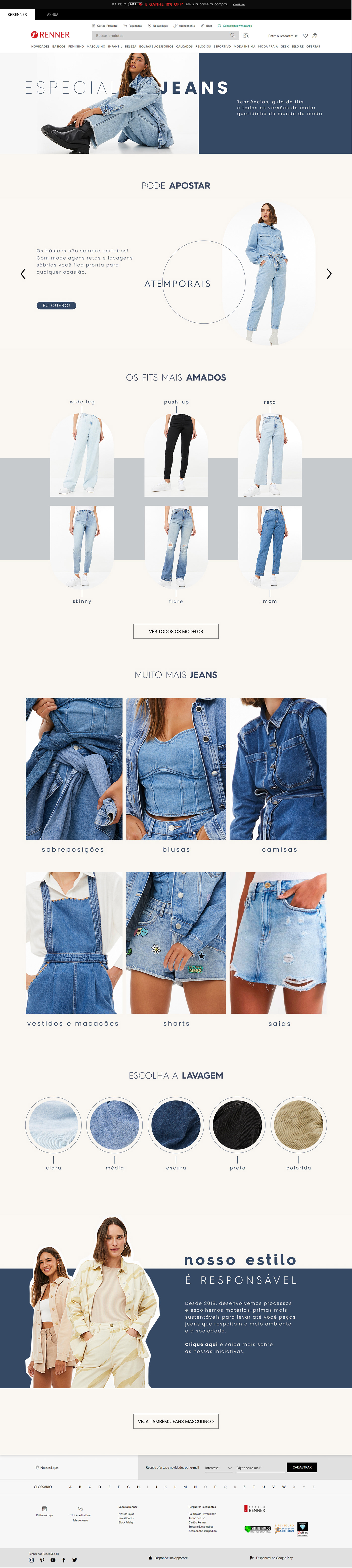 art direction  digital design Fashion  jeans user interface visual design