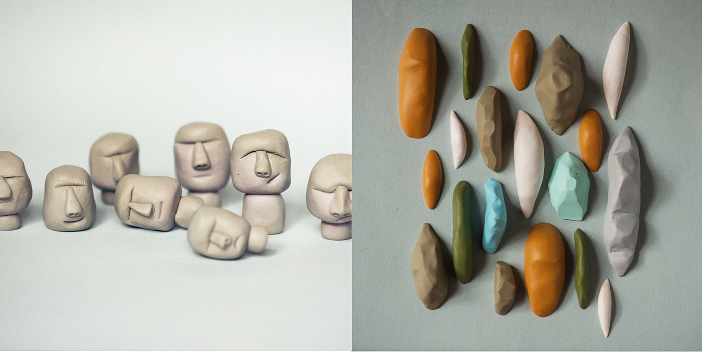 Character design  clay fimo art game Game Art game design  game ui ILLUSTRATION  iOS Game polymer clay