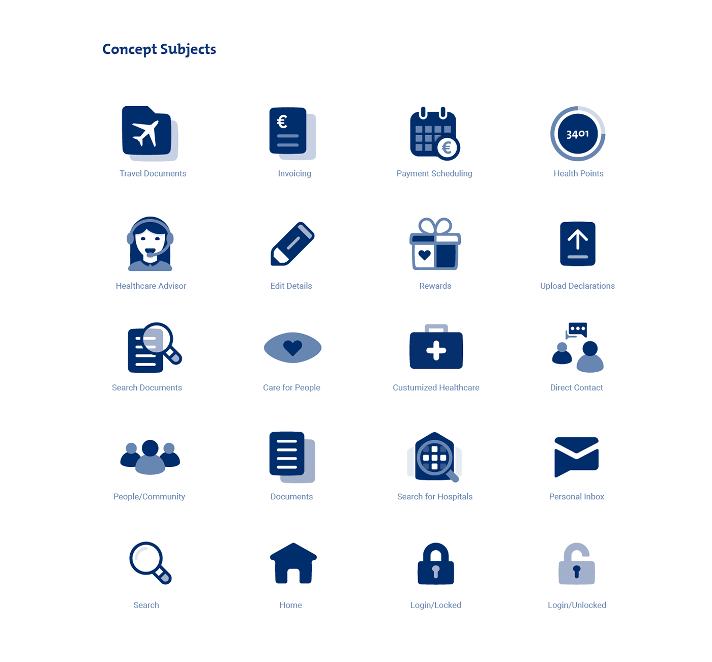 Menzis Icon icons branding  identity sketches storytelling   grid system visual