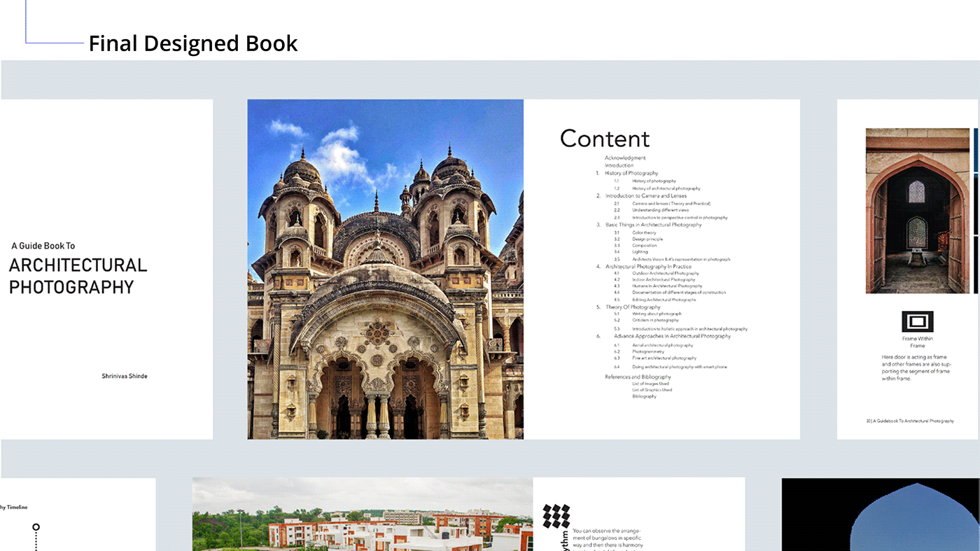 architecture Bookdesign curriculum design Guidebook Photography  research