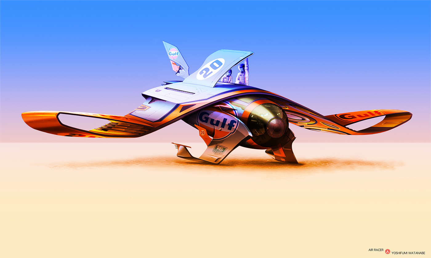 concept art robot Scifi Transportation Design Vehicle Design airship airplane motorcycle motorbike