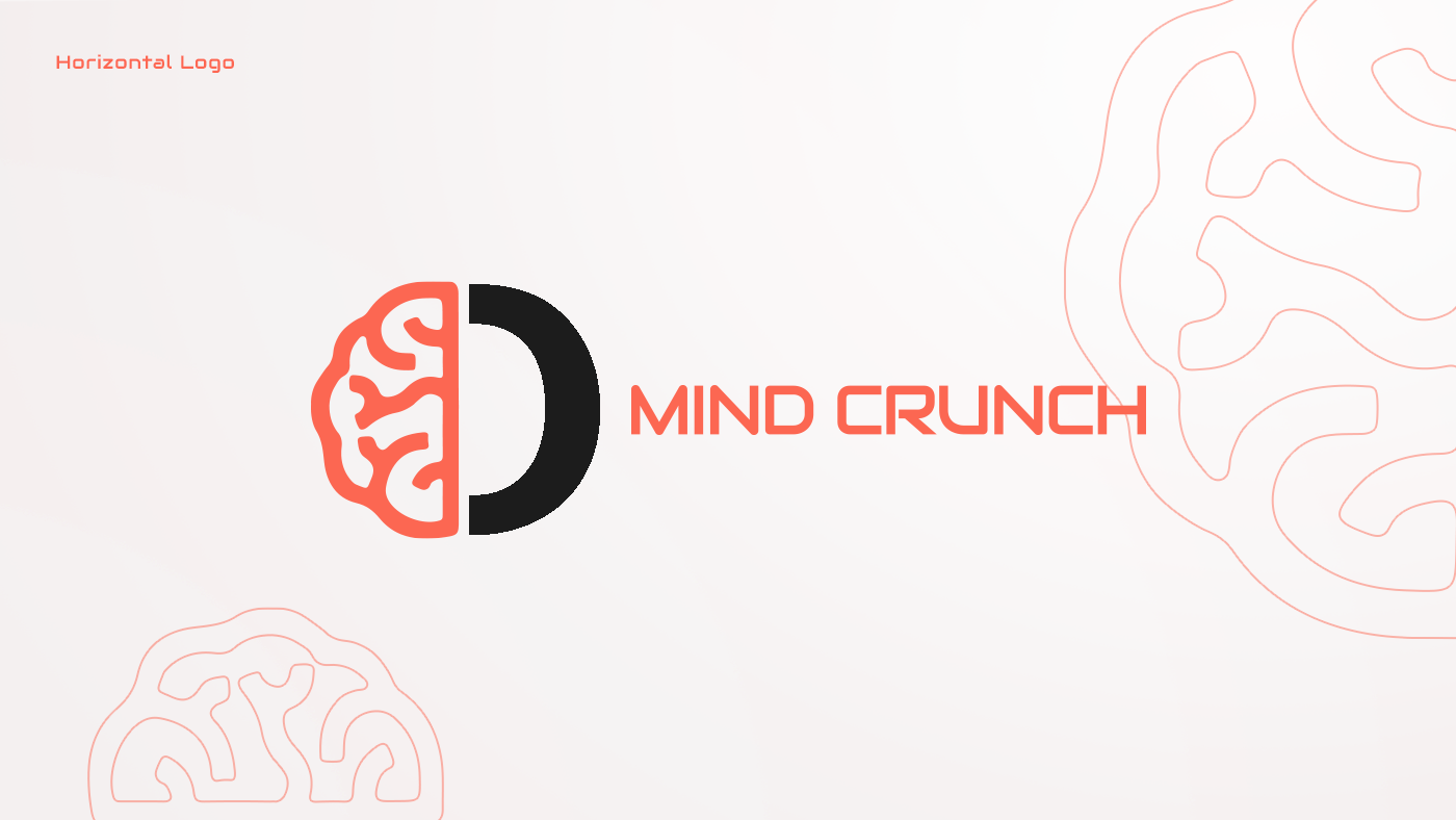Brand Design brand identity Logo Design Logo presentation Modern Logo Brand Presentation abstract logo design letter c logo Mind Logo mind crunch logo design