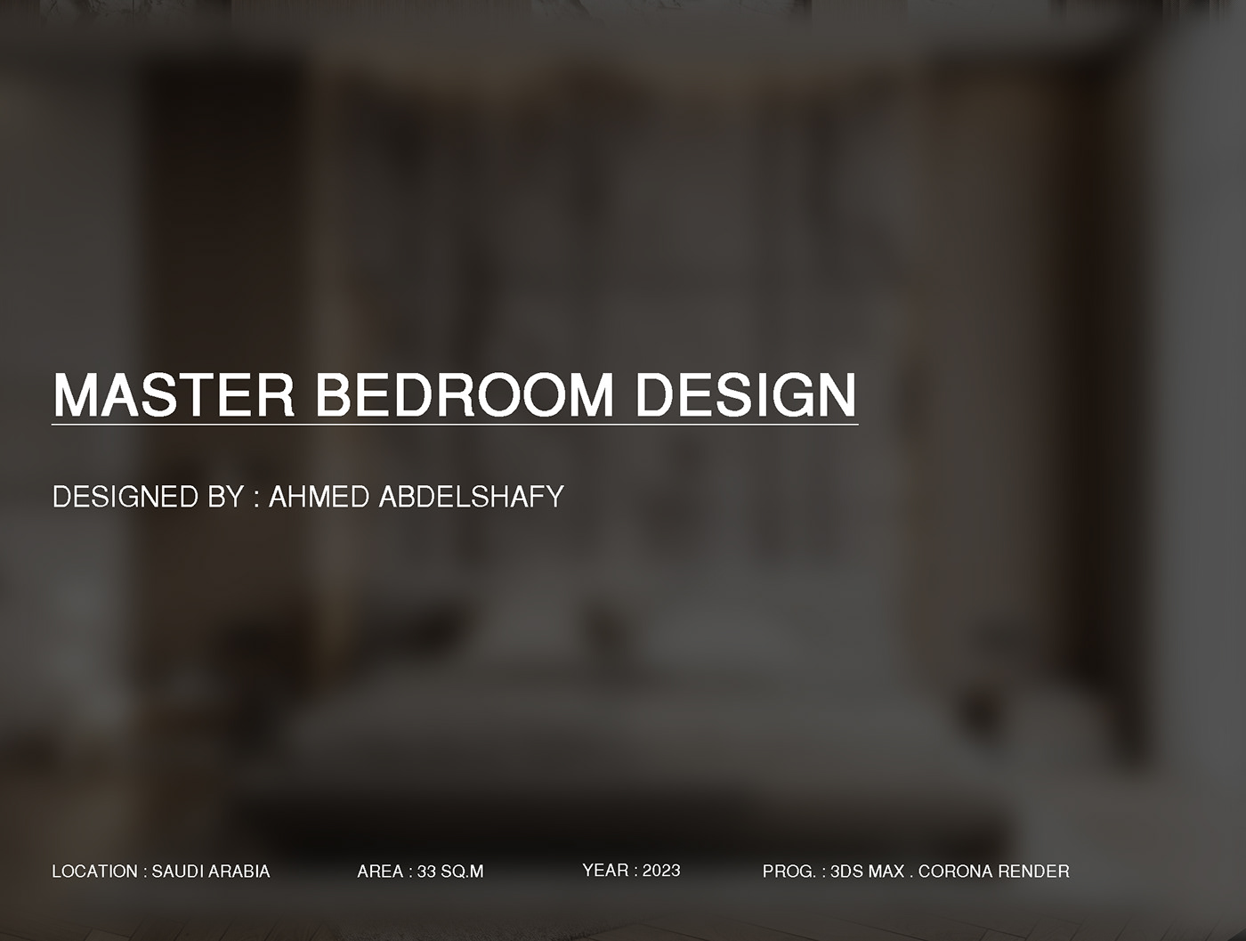 Interior interior design  3D modern cozy decor luxury visual identity bedroom visualization