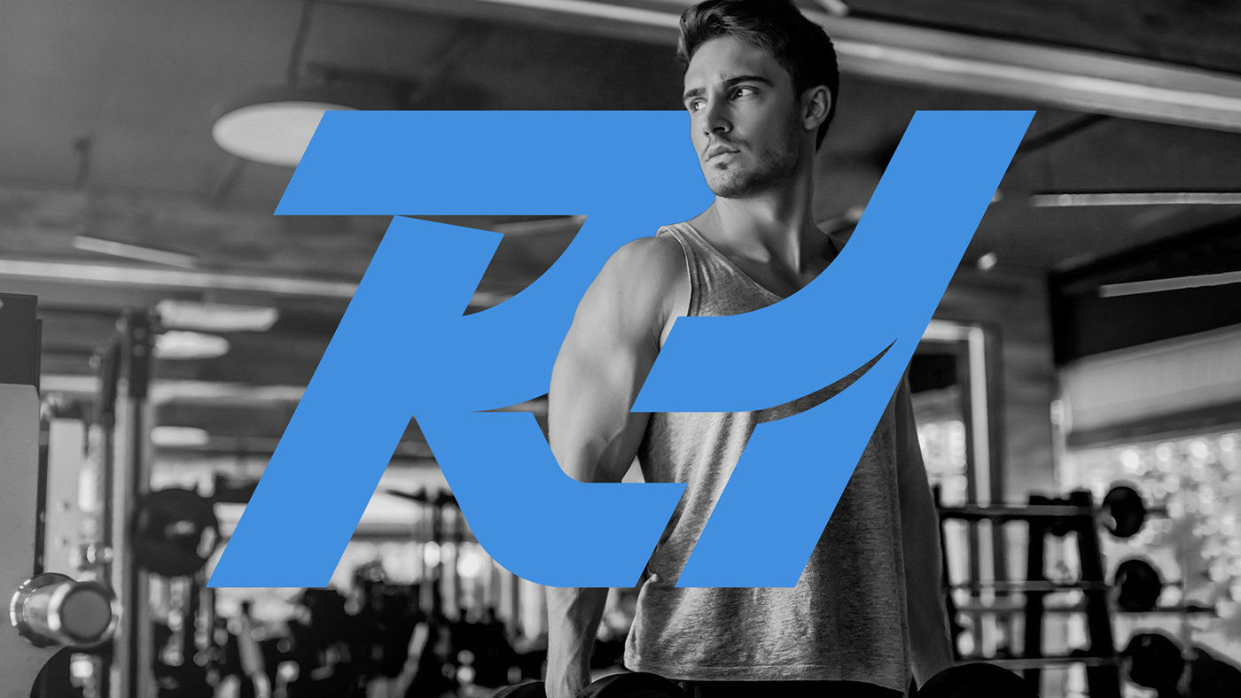 branding  identidade visual brand identity academia gym fitness Health sports visual identity Logo Design