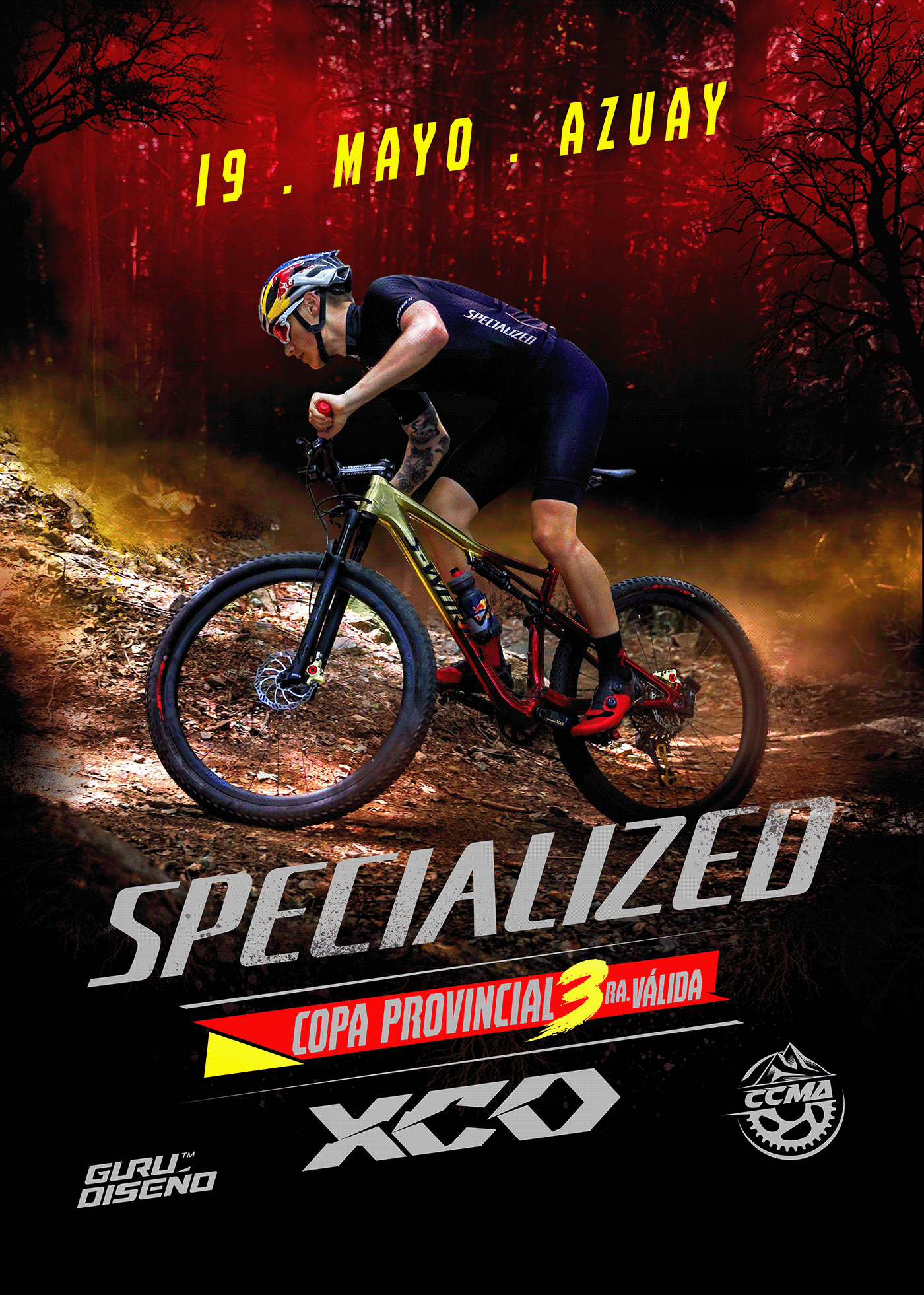 afiche Bike branding  ciclismo design ILLUSTRATION  Montana mountain poster sports