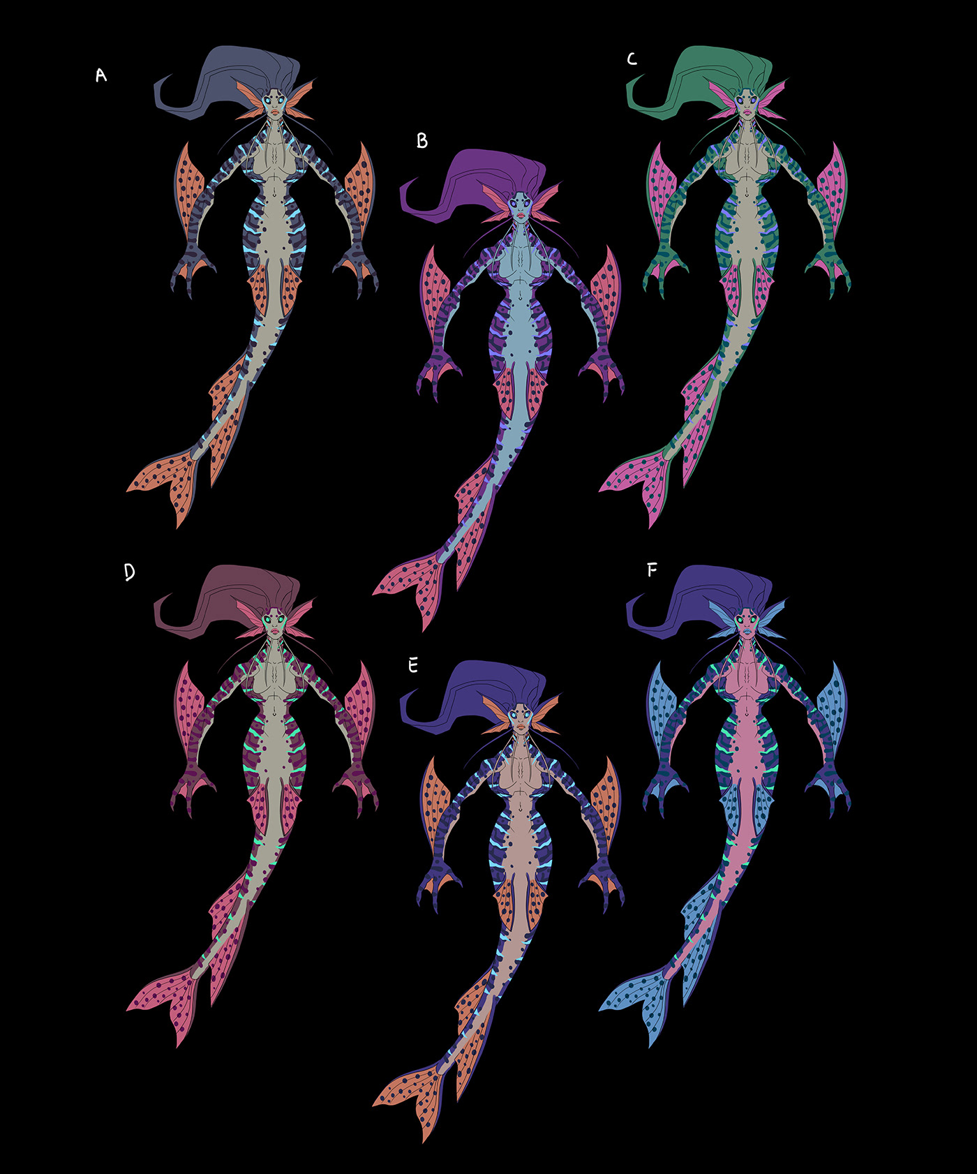 creature deep fish mermaid monster pantanal sereia siren water