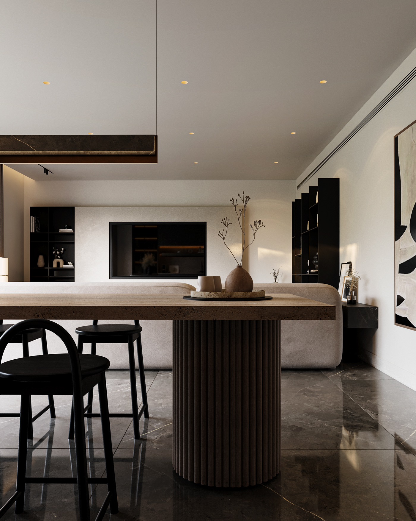 interior design  visualization architecture Render 3D modern 3ds max corona archviz CGI