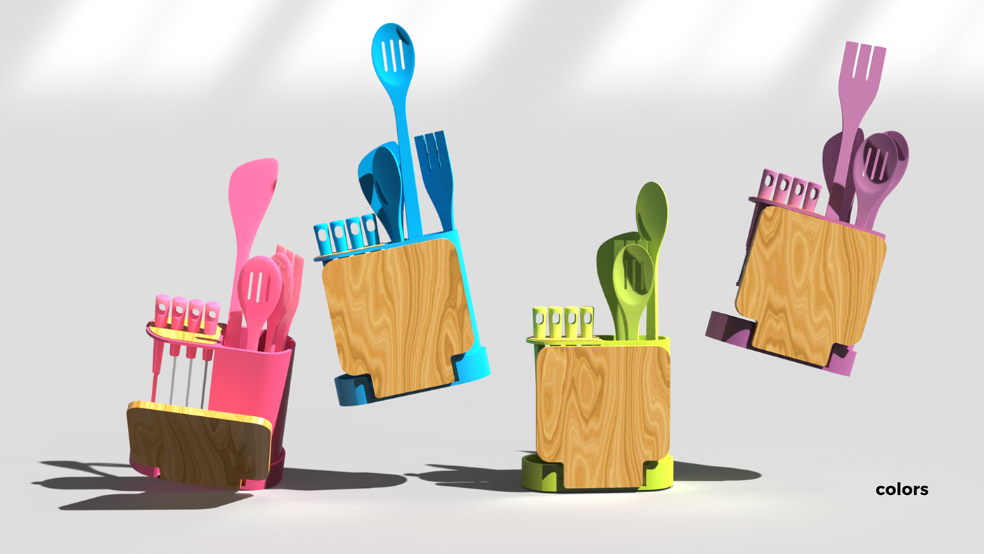 kitchen utensils utensils design cooking experience product design  industrial design  3d modeling Render design Graphic Designer