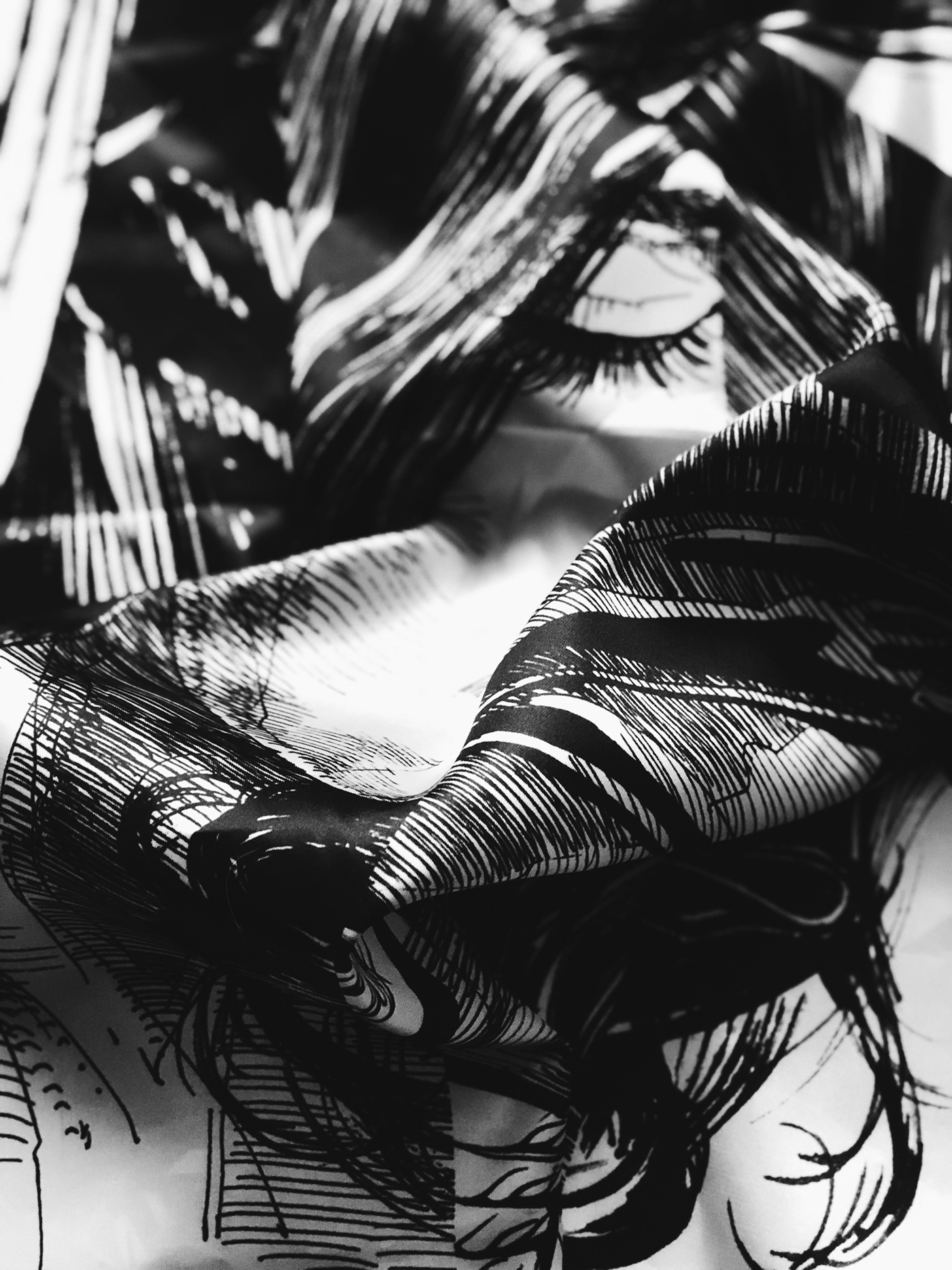 SILK scarf Fashion  textile print fashion design design foulard graphic cloth
