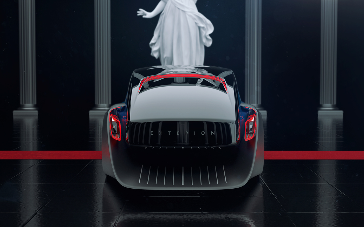 Rolls-Royce exterion concept car CGI Render design Cinema Visual Effects  luxury