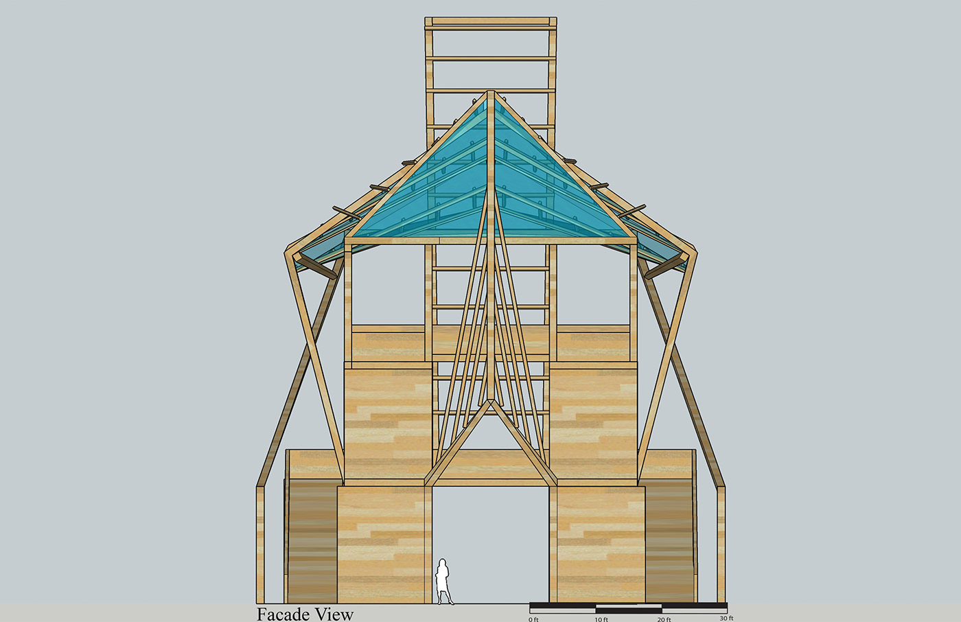 architecture design SketchUP 2D 3D modeling