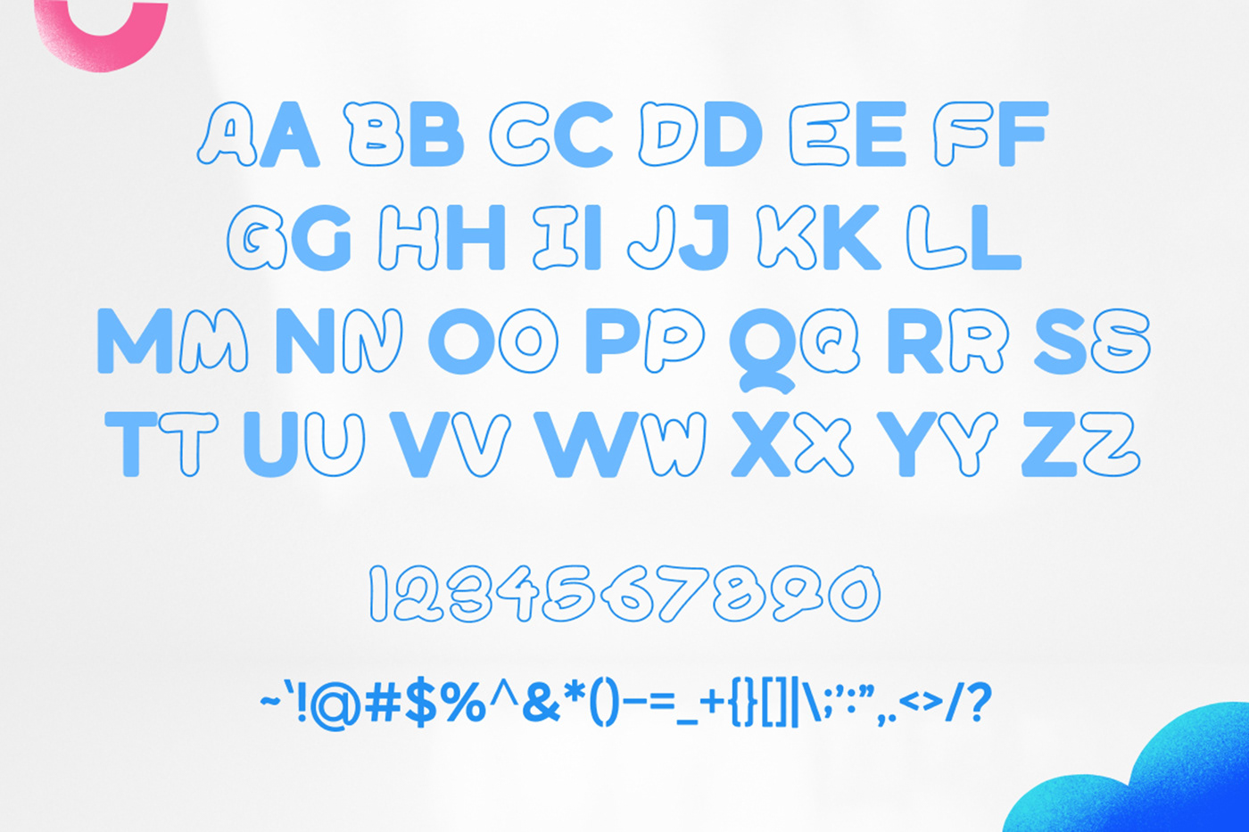 text design Graphic Designer font typography   brand identity visual bubble