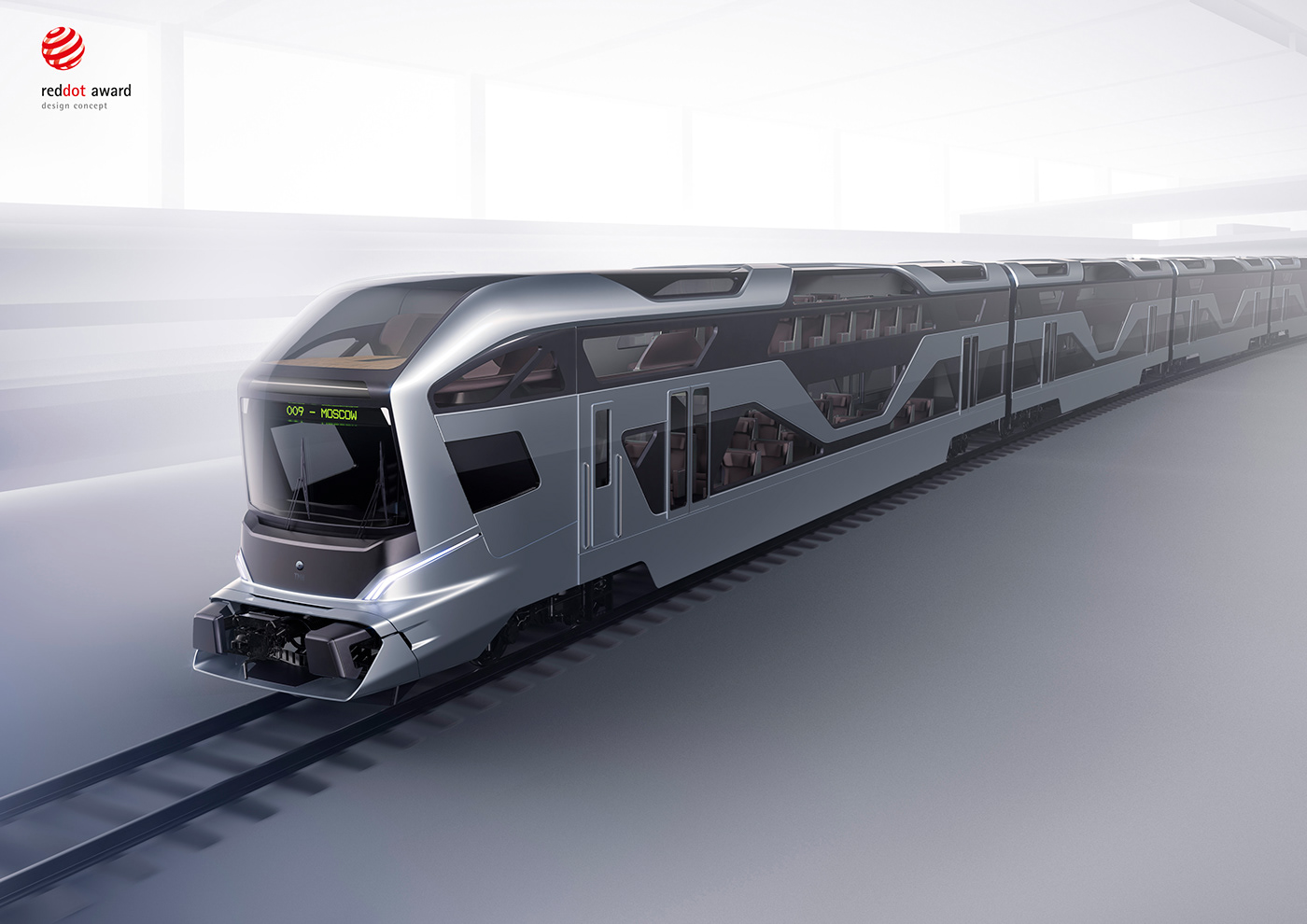 concept Mobility Design panoramic red dot design reddot reddot design award train Transportation Design winner