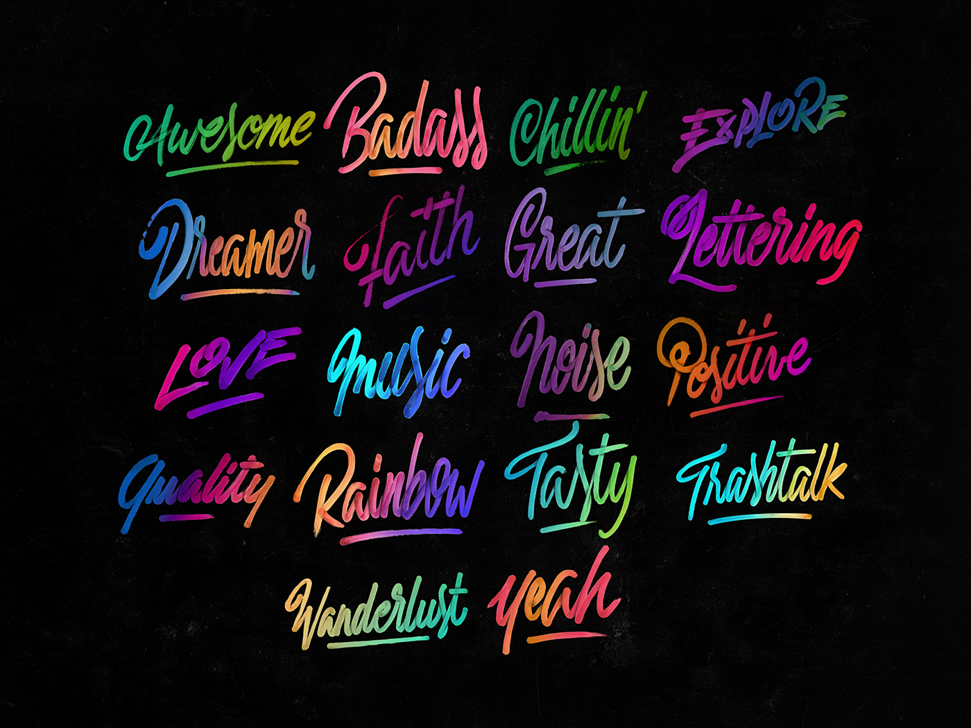 type lettering Handlettering typography   logo photoshop Graffiti colors graphic design  krink