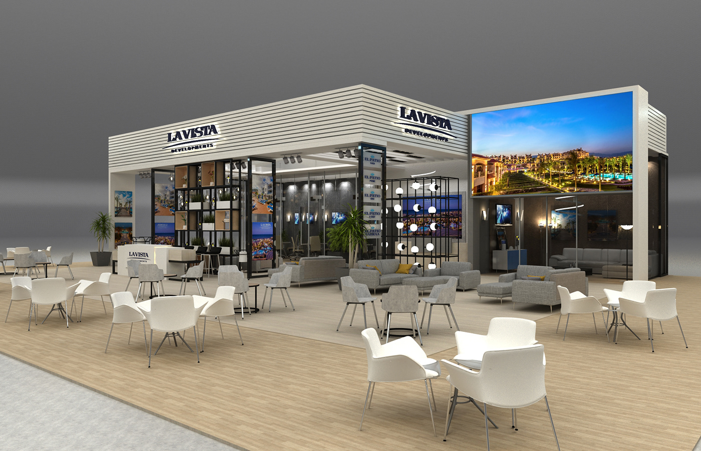lavista CityScape 2019 booth design Stand creative luxury comphy art direction  innovation